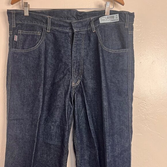 AR/FR Macron Safety 12 Oz Denim Jeans 36 X 30 OSHA COMP Flame Resistant Made USA - Picture 6 of 16